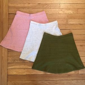 American Apparel A Line Ponte Skirts!!